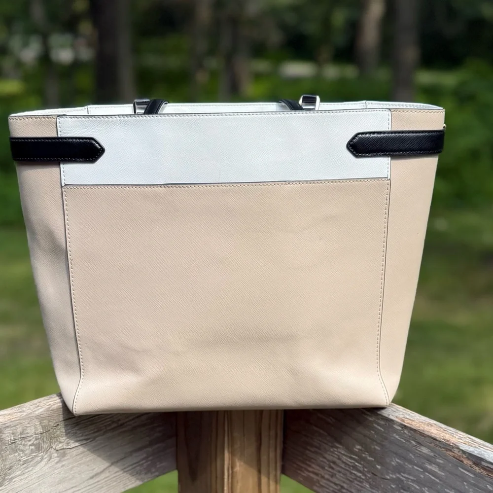 NEW Kate Spade Staci Colorblock Laptop Tote in Saffiano Leather - Picture 3 of 15